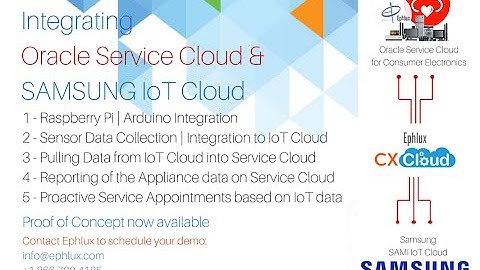 Integrating Oracle Service Cloud & SAMSUNG IoT Cloud