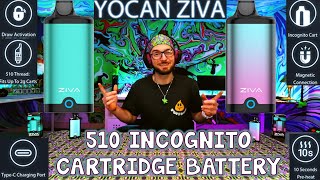 DAB ANYWHERE! YOCAN ZIVA INCOGNITO CARTRIDGE BATTERY FOR DISCRETIONARY DABBING!