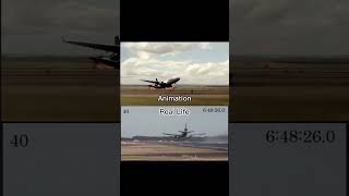 FedEx 80 Animation VS Real life Footage #shorts #fyp #fypシ #viral #trending #aviation #edit