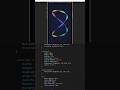 Animated Spiral Particle Background using HTML5 Canvas |#shorts #viralvideo #coding #animation #yt