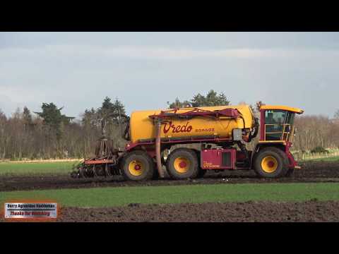 Injecting slurry 2020: Bouwland bemesten / VREDO VT 3306 + 20500 liter tank / Düngung Ackerland