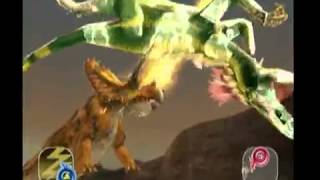 Dinosaur King Arcade Game Battle Scene Pentaceratops,el rayo de cinco cuernos.mp4 screenshot 3