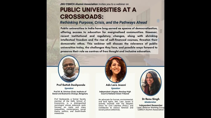 Public Universities at a Crossroads: Rethinking Purpose, Crisis and the Pathways Ahead - Dec. 5, 6pm