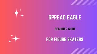 Figure skating. Spread eagle.