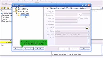 How to Configure your website in FlashFXP