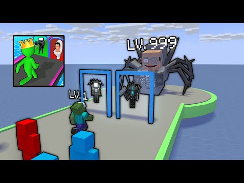 Monster School : GIANT RUSH SKIBIDI TOILET - Minecraft Animation