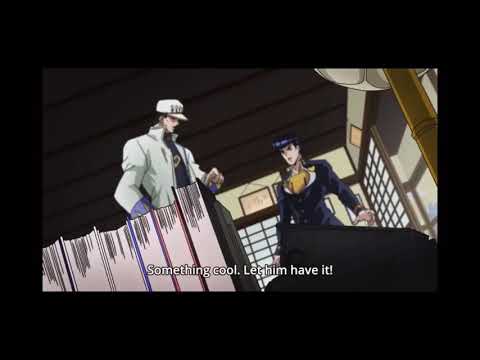 Josuke says something cool