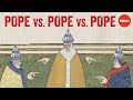 Why were there three popes at the same time  jolle rollokoster