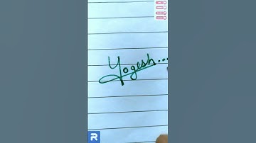 #yogesh Comment your name for sign. ❤ #shorts #viralshorts #trendingshorts