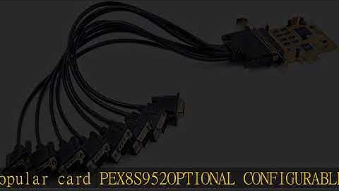 StarTech.com 8-Port PCI Express RS232 Serial Adapter Card - PCIe RS232 Serial Card - 16C1050 UART -