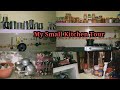 @Radhika Real Vlogs Non Modular kitchen tour/Middle Class Kitchen tour 2021/Small kitchen Organized