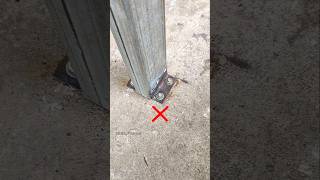 With this technique, the canopy pole legs will be neater and more aesthetic #welding