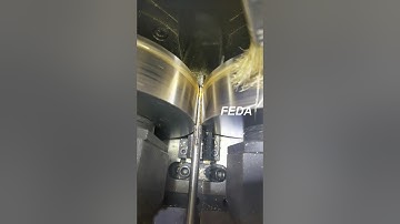 FEDA FD-12T thread rolling machine make threads for set screw with the related vibration bowl.