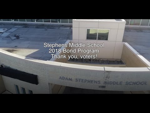 Stephens Middle School Bond Construction Overview