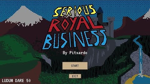 Game made in 48 hours | Ludum Dare 50 | Timelapse | Serious Royal Business