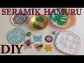 KIRTASİYE SERAMİK HAMURUNDAN, NELER NELER YAPTIM? - 13  DIY İdea - What To Do With Ceramic Dough