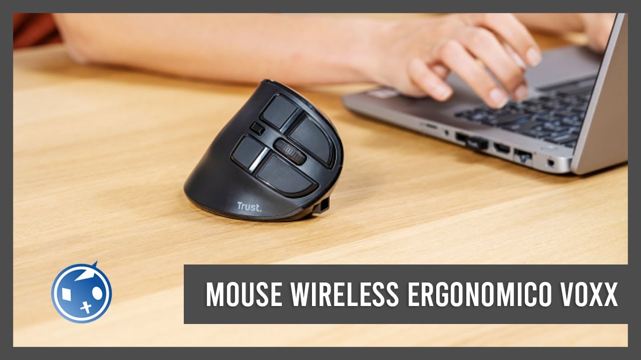 Trust mouse wireless ergonomico Voxx - Unboxing e videorecensione 