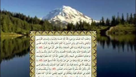 سورة الانفال من الاية 36 الى اخر السورة للعجمى