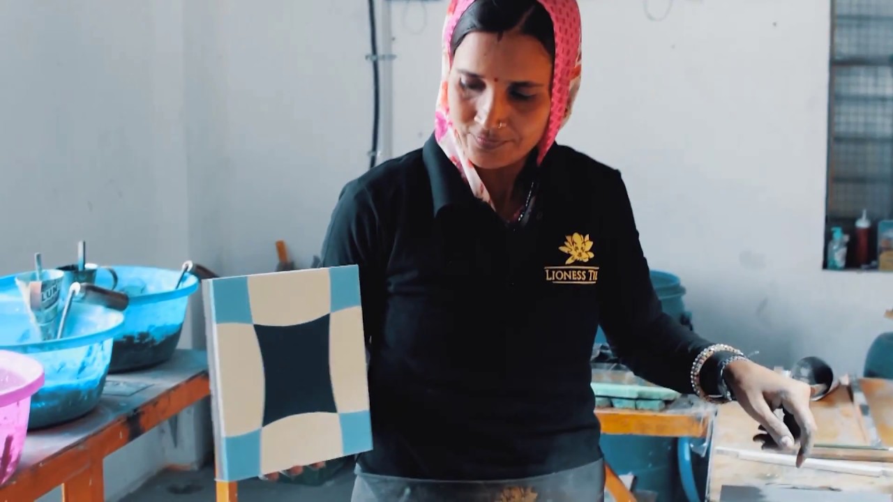 Bagru - The Village; The Story - Lioness Tile Making Process