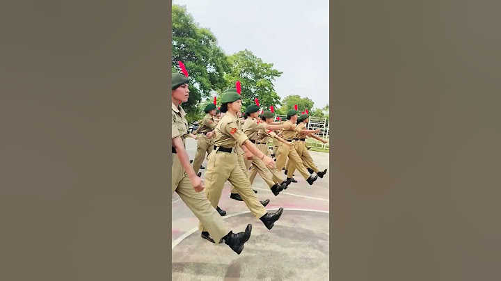 NCC Girls Drill Training