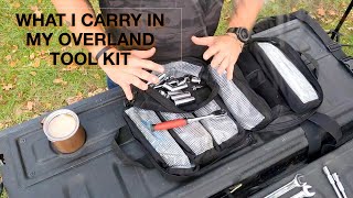 What I carry in my overlanding tool kit.