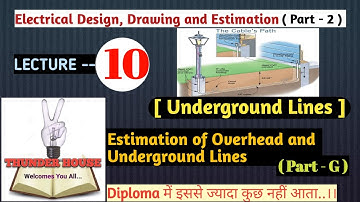 UNDERGROUND LINES/QUESTION ON UNDERGROUND LINES/SIZE OF CABLE/THUNDER HOUSE/Thunder House
