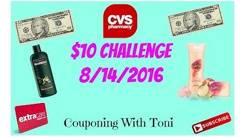 CVS 8/14 $10 Challenge Breakdown | Couponing With Toni