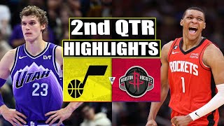Utah Jazz vs Houston Rockets 2nd QTR GAME HIGHLIGHTS | April 11 | 2024 NBA Season