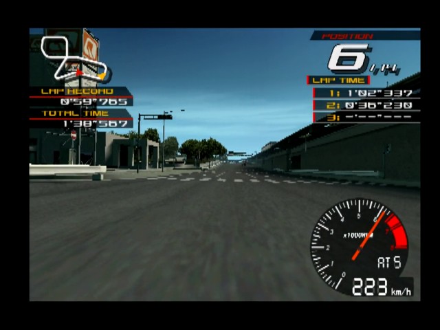 PEXHDCAP60L test capture - Ridge Racer V (PS2) class=