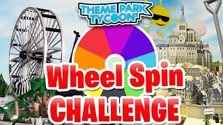 MYSTERY WHEEL Decides what I make | Theme Park Tycoon 2!!!