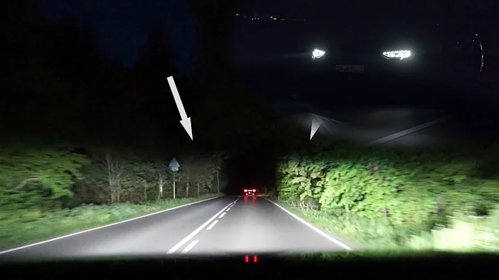 Audi Digital Matrix LED real-life test at night on highway, country roads (review) :: [1001cars] - 天天要闻