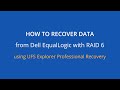 How to recover data from DELL EqualLogic with UFS Explorer Professional Recovery