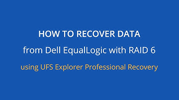 How to recover data from DELL EqualLogic with UFS Explorer Professional Recovery