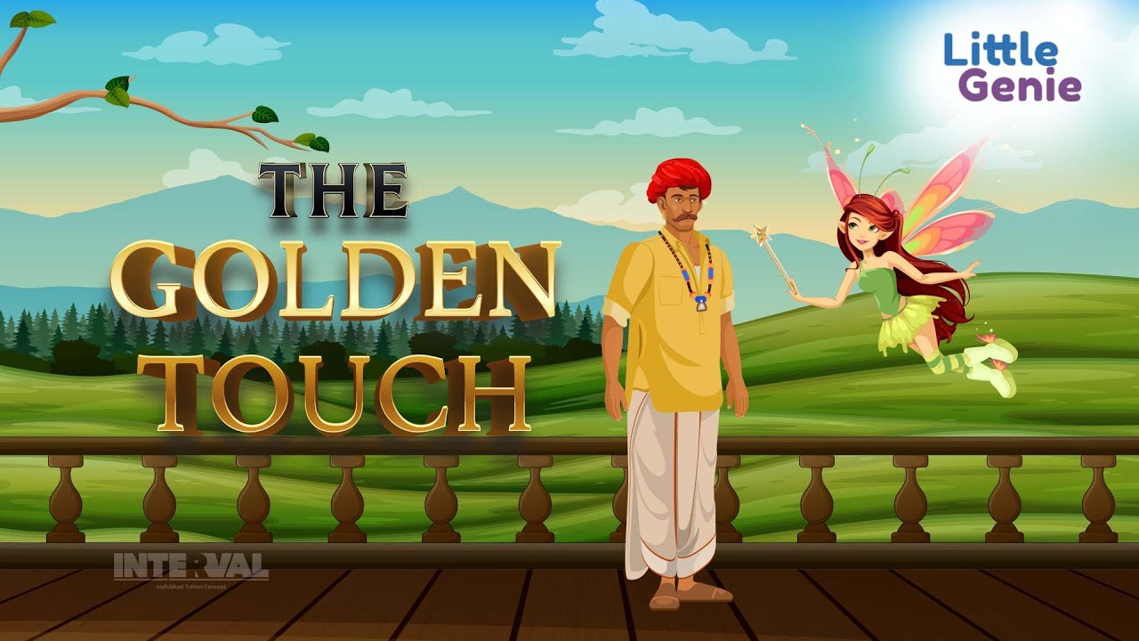 The Golden Touch | Moral English Story | Online Kindergarten | Little Genie
