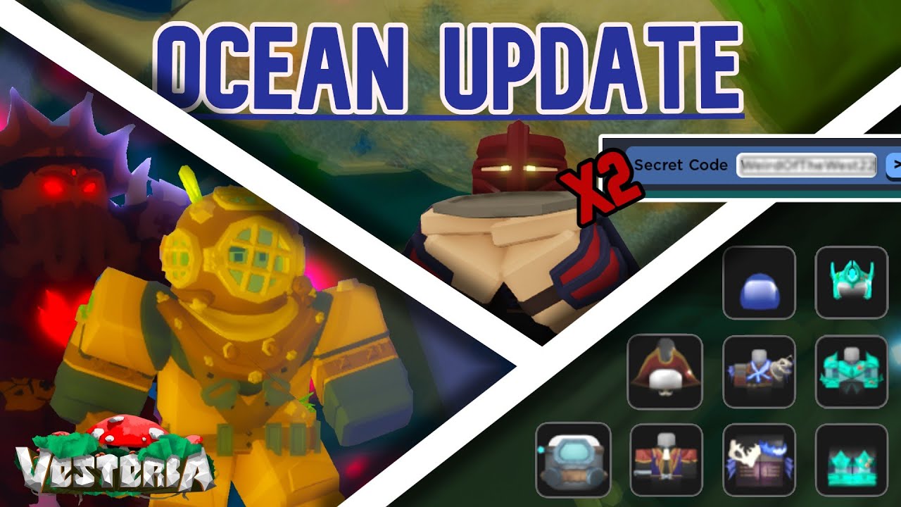 Complete Ocean Update (Terul's Maw) Guide Roblox Vesteria YouTube
