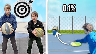 Last to Make IMPOSSIBLE ODDS TRICK SHOT! | Match Up