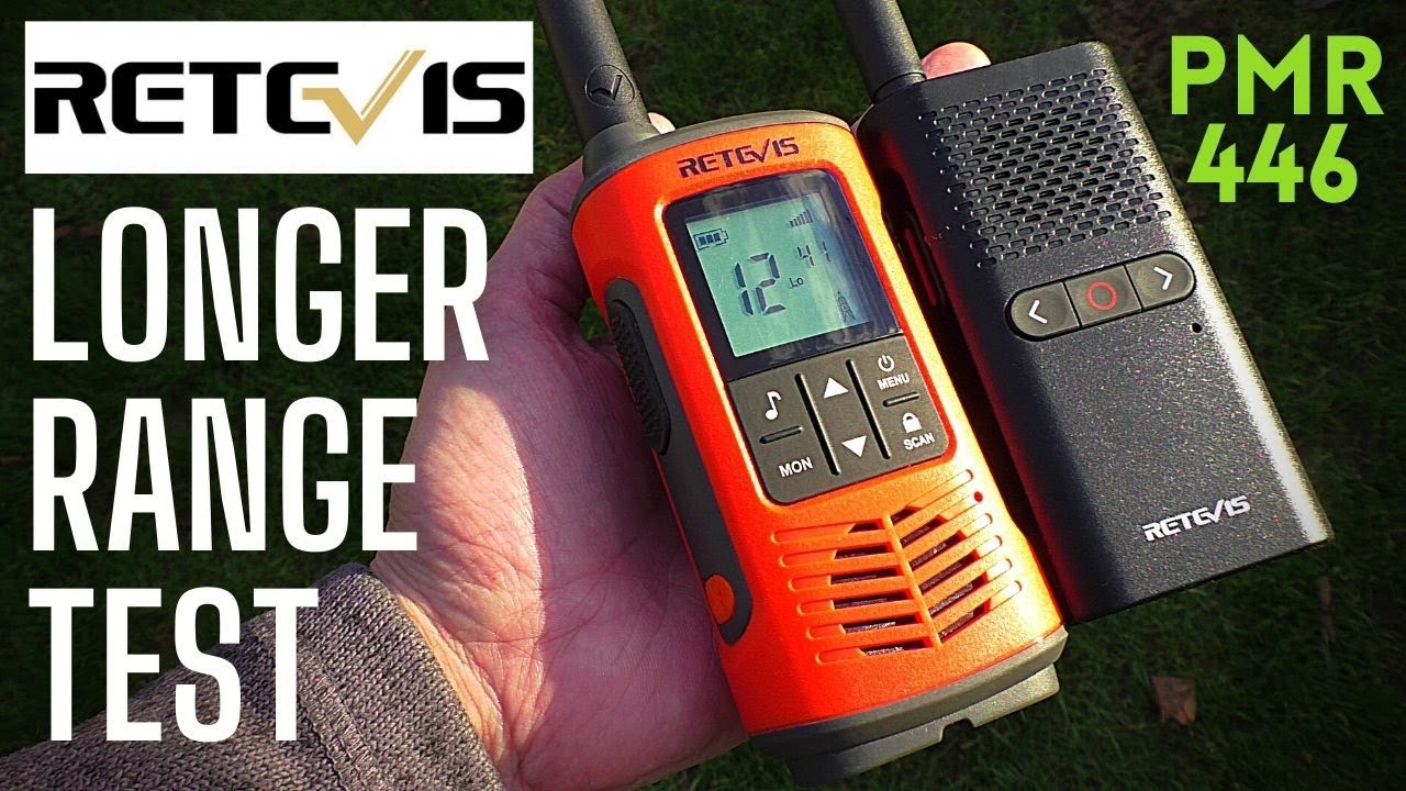 Retevis longer range testing. PMR 446 MHz legal radios 