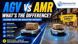 AGV vs AMR Explained: What’s the Difference | Warehouse Automation