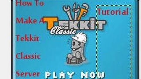 How To Make A Tekkit Classic 3.1.2 Server (With Himachi).