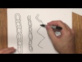 How to draw 3D Chain - Quick & Easy - ANYONE CAN DO THIS!!! maybe.