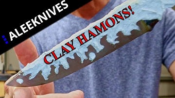 Making a Knife from Ground Zero - Part 2 - Grinding, Heat treating and Clay Hamons!