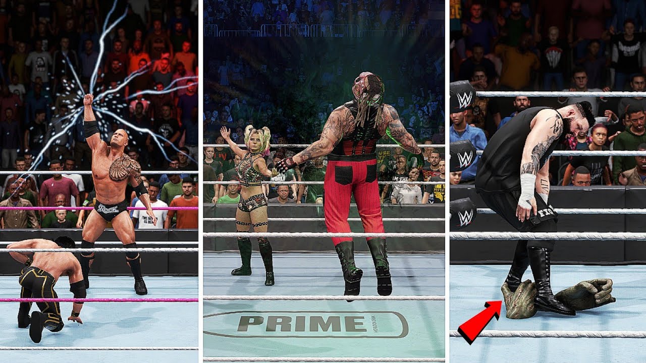 Все анимации «Сверхъестественной расплаты» в играх WWE! (WWE 2K20 - WWE 2K25)