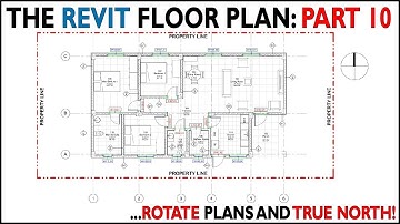 B2AFP Part 10: Rotate Plans and True North | REVIT TUTORIAL