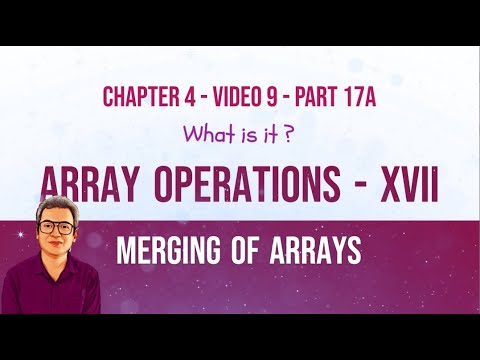 Merging Arrays | 2-way merge in C++ | Array operations | Anshuman | in ...