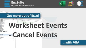 How to Cancel/Prevent Events Excel VBA