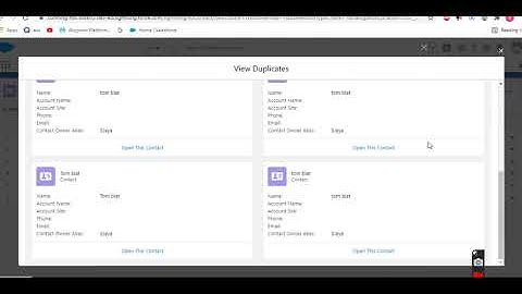 Create Salesforce Duplicate Rules and Matching Rules