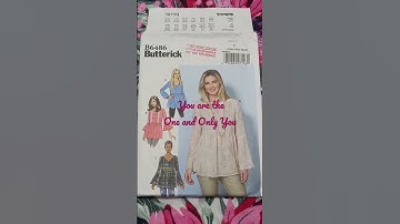 5 Butterick Sewing Patterns B6410, B6486, B5182, B5987, B6129