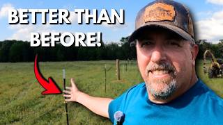 Watch Us Transform Old Fencing Into a Grazing Paddock System