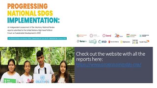 Progressing National SDGs Implementation Report 2022: Launch Event