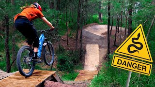 I built a mountain bike trail in a creek full of leeches!